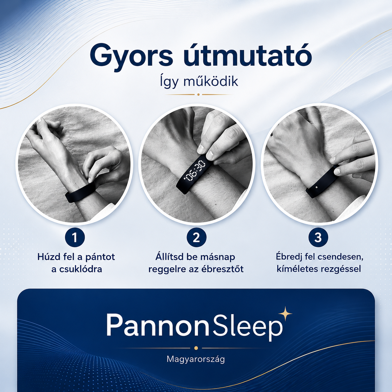 PannonSleep™ Ébresztőpánt Pro